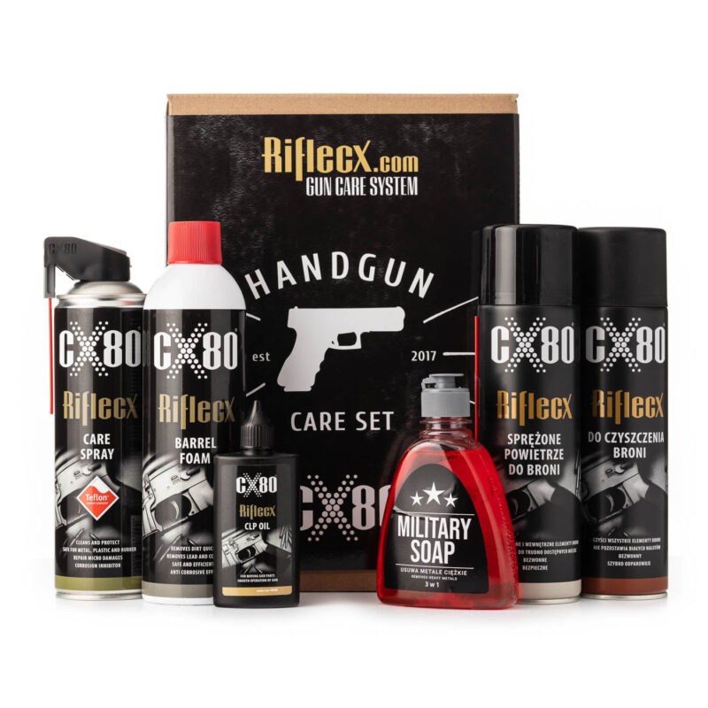 RifleCX Handgun Set – Complete Gun Care System