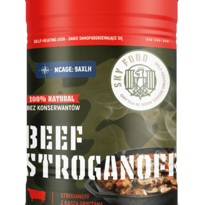 BEEF STROGANOFF – Stroganoff with Buckwheat