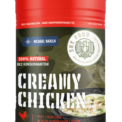 CREAMY CHICKEN – Chicken Fillet in Dill Sauce with Rice